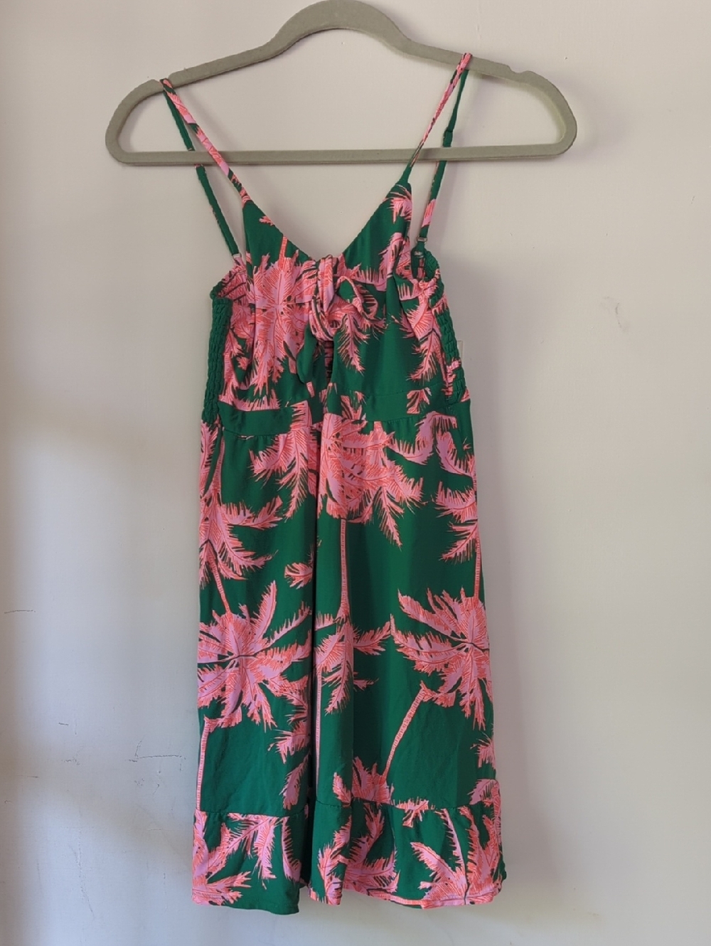 Maaji Emerald Green And Pink Dress